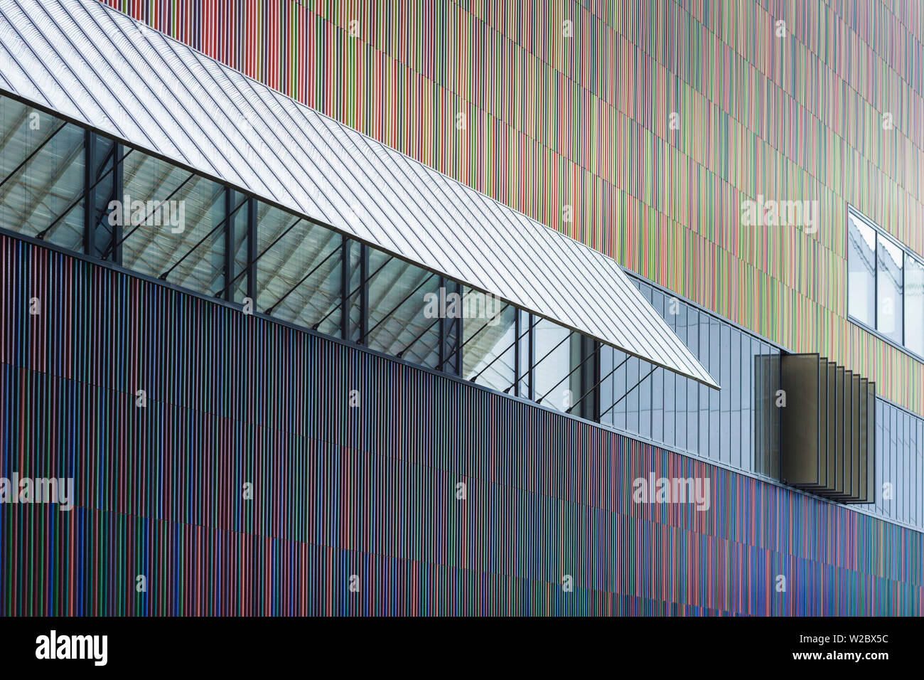 In Germania, in Baviera, Monaco di Baviera, Museo Brandhorst, museo d'arte costruite nel 2009, esterna Foto Stock