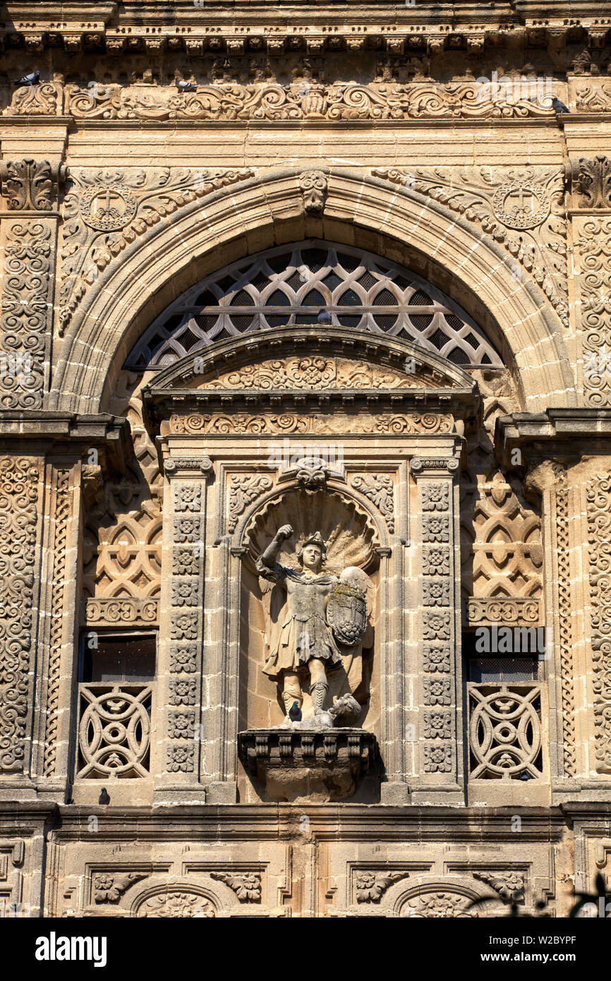 Chiesa di San Miguel, Jerez de la Frontera, la provincia di Cadiz Cadice, Andalusia, Spagna Foto Stock