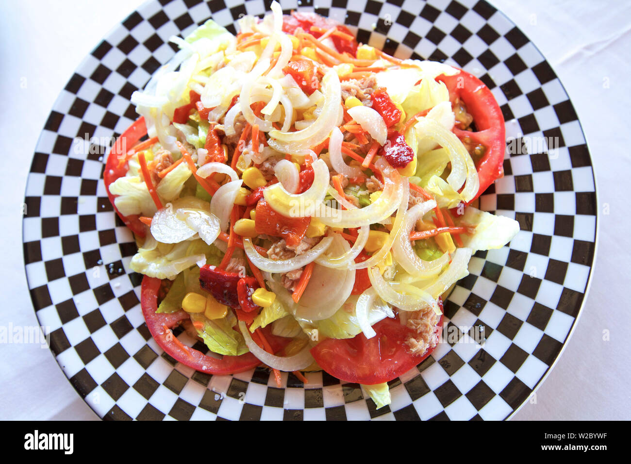 Insalata di tonno, Spagna Foto Stock