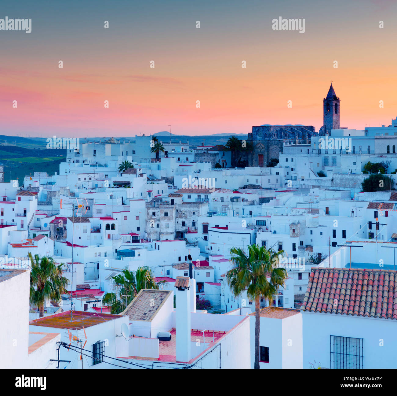 Spagna, Andalusia Cadice provincia, Vejer de la Frontera Foto Stock