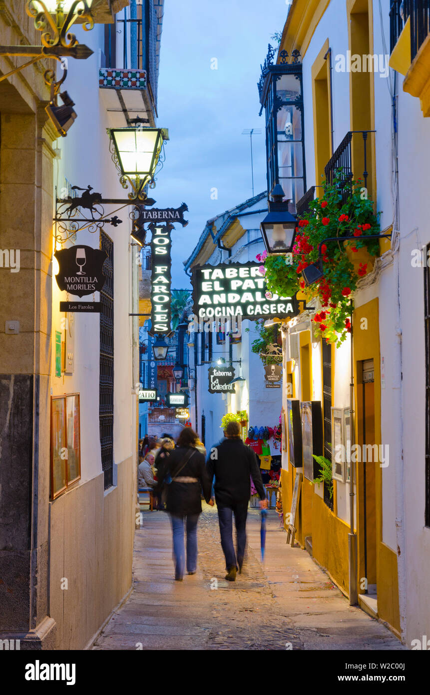 Spagna, Andalusia in provincia di Cordoba, Cordoba, vicoli Foto Stock