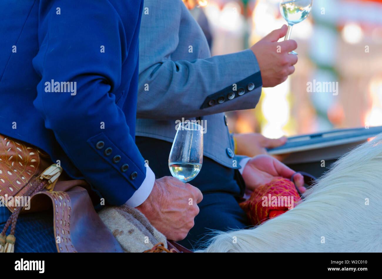 Spagna, Andalusia Provincia di Siviglia, Siviglia, Feria de Abril (Fiera di Aprile) Foto Stock