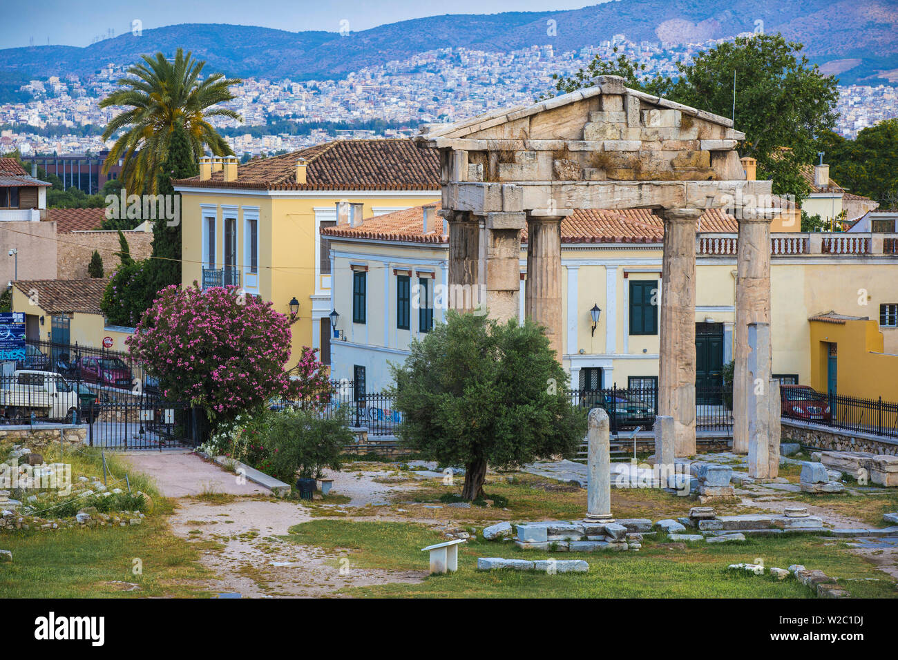 La Grecia, Attica, Atene, Foro Romano, la porta di Atena Archegetis Foto Stock