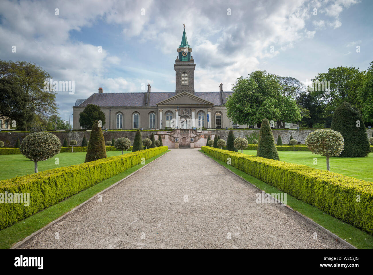 Irlanda, Dublino, Ospedale Reale di Kilmainham, il Museo irlandese d'Arte Moderna, esterna Foto Stock