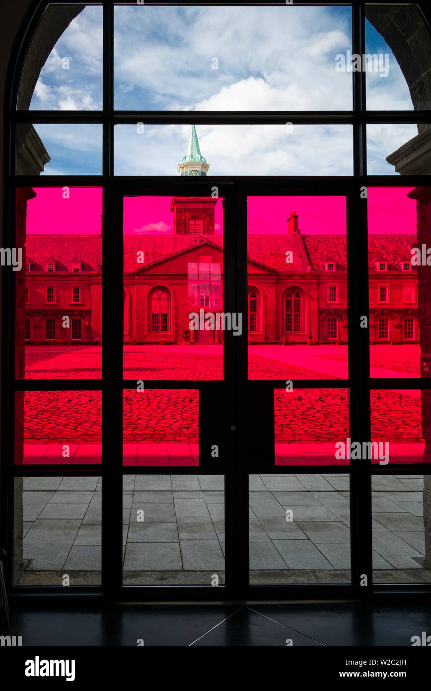 Irlanda, Dublino, Ospedale Reale di Kilmainham, il Museo irlandese d'Arte Moderna, esterna Foto Stock