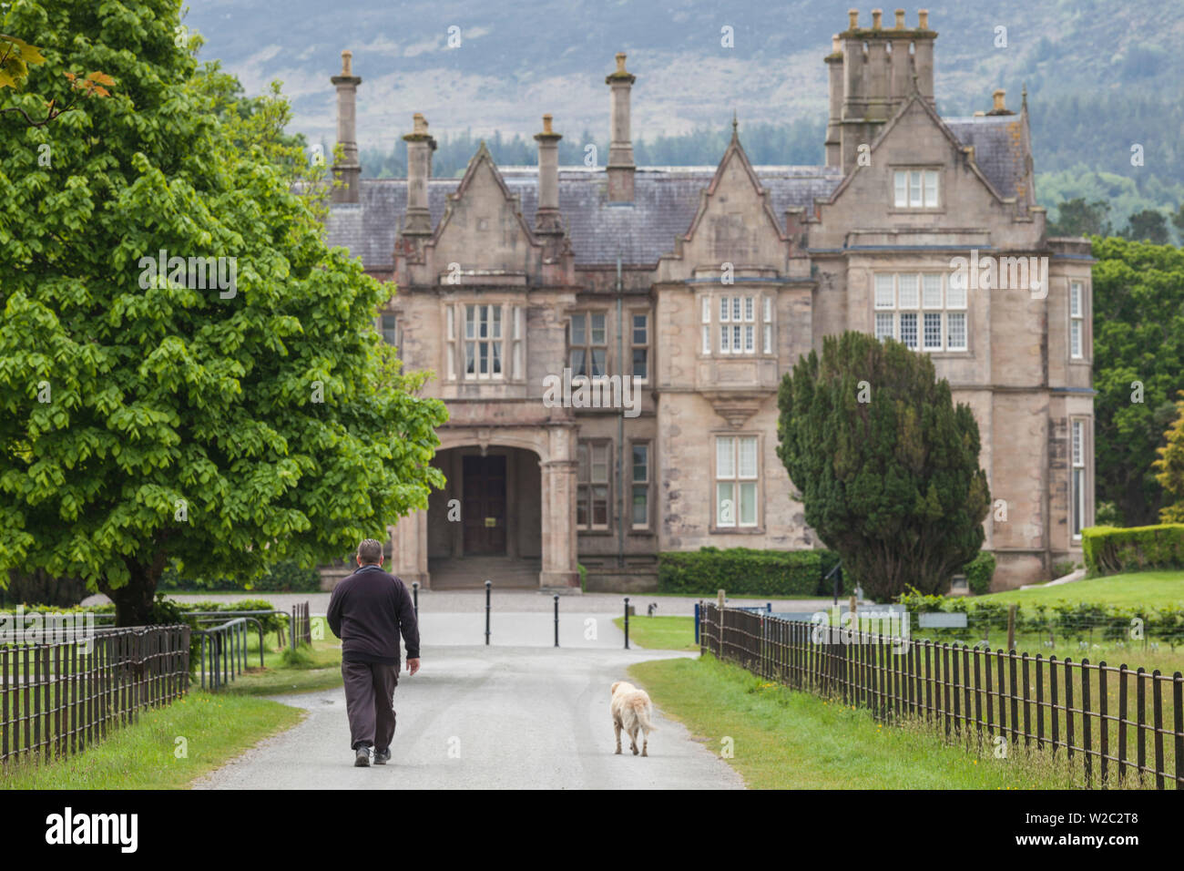L'Irlanda, nella contea di Kerry, Ring of Kerry, Killarney, Muckross House Foto Stock