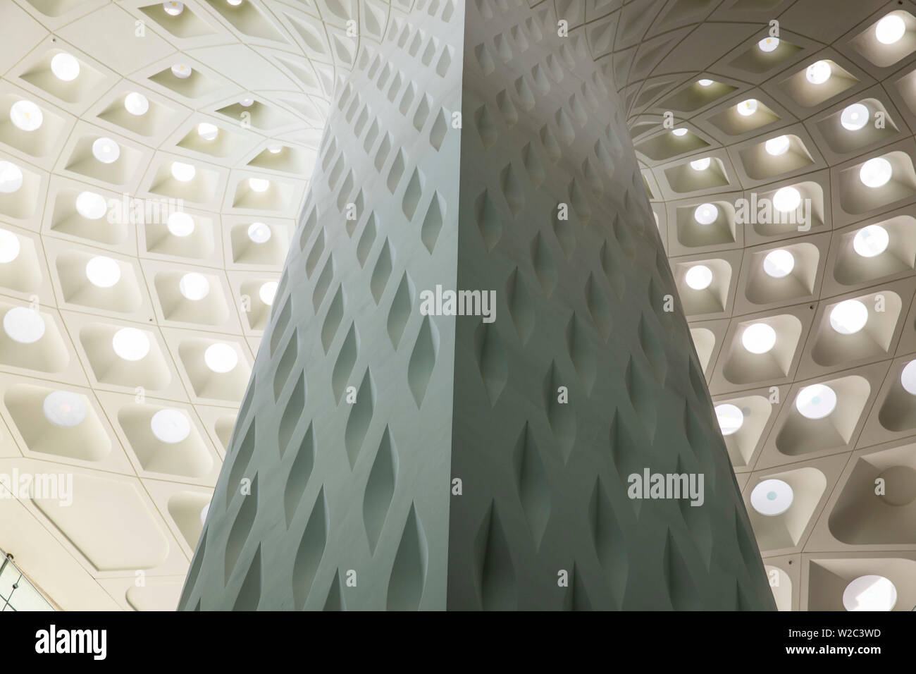 India Maharashtra, Mumbai, l'Aeroporto Internazionale di Mumbai - Aeroporto Internazionale Chhatrapati Shivaji, Terminali internazionali Foto Stock