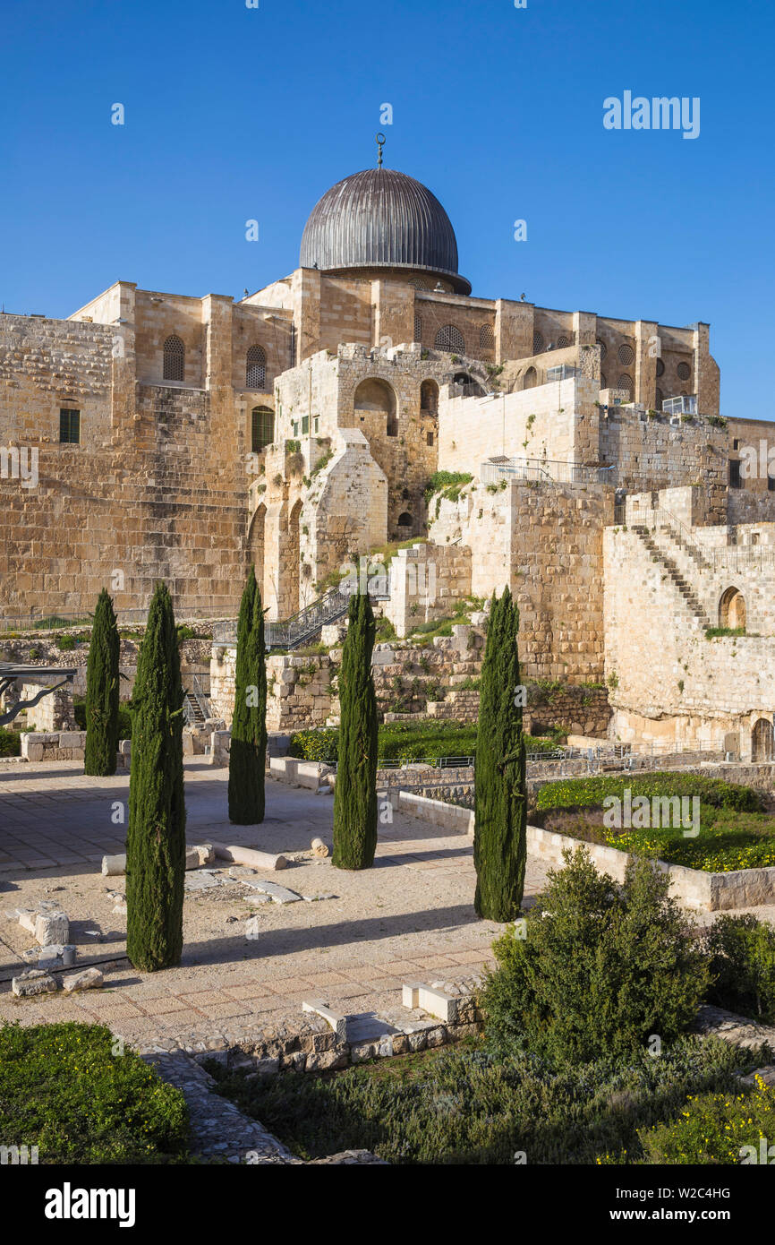 Israele, Gerusalemme, Gerusalemme Parco Archeologico e centro di Davidson, Foto Stock