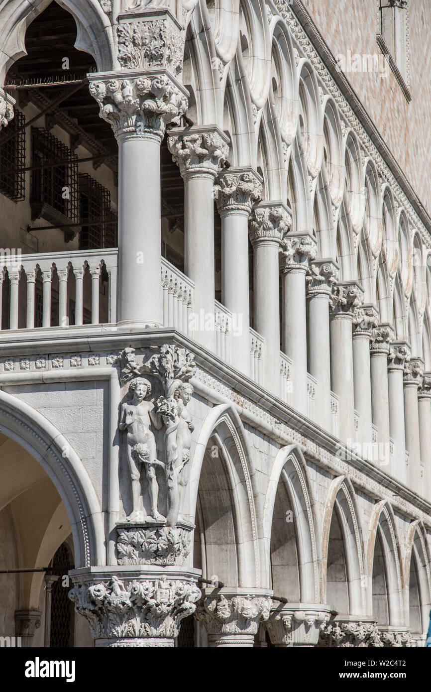 Palazzo Ducale, Piazza San Marco a Venezia), Italia Foto Stock