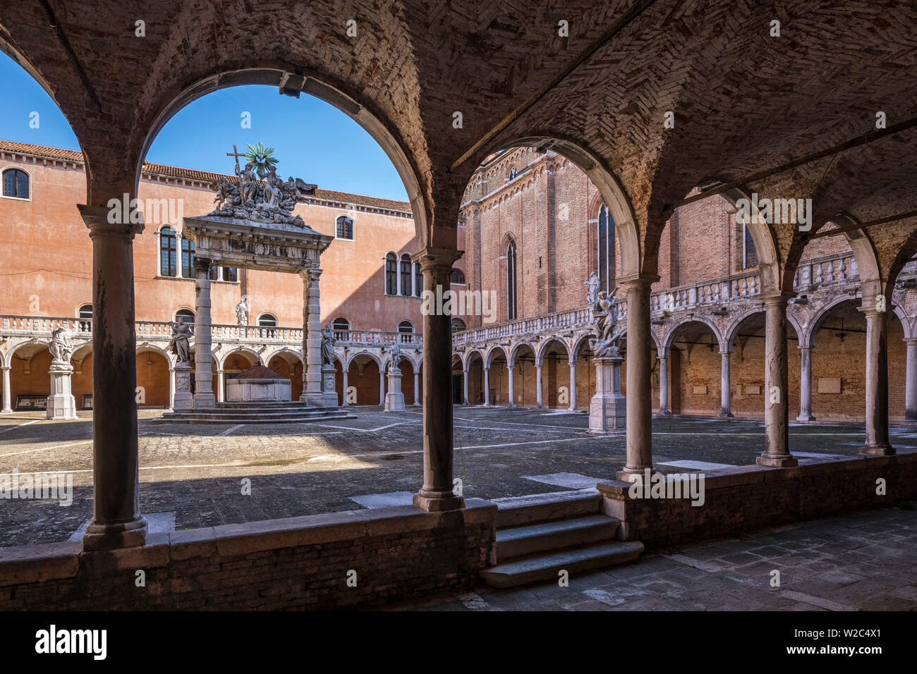 Basilica dei Frari - San Polo, Venezia, Italia Foto Stock