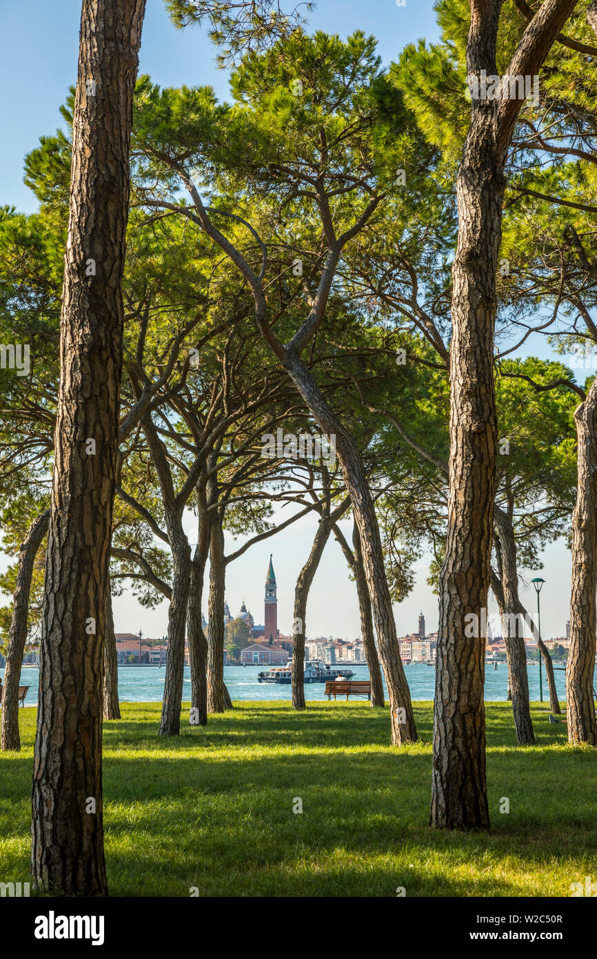 Il Parco delle Rimembranze, Sant'Elena, Venezia, Italia Foto Stock