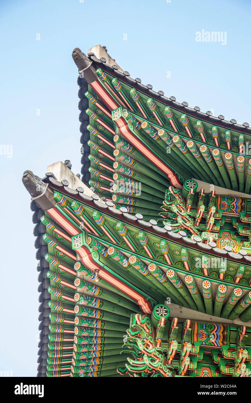 Il Palazzo Gyeongbokgung, Seoul, Corea del Sud Foto Stock