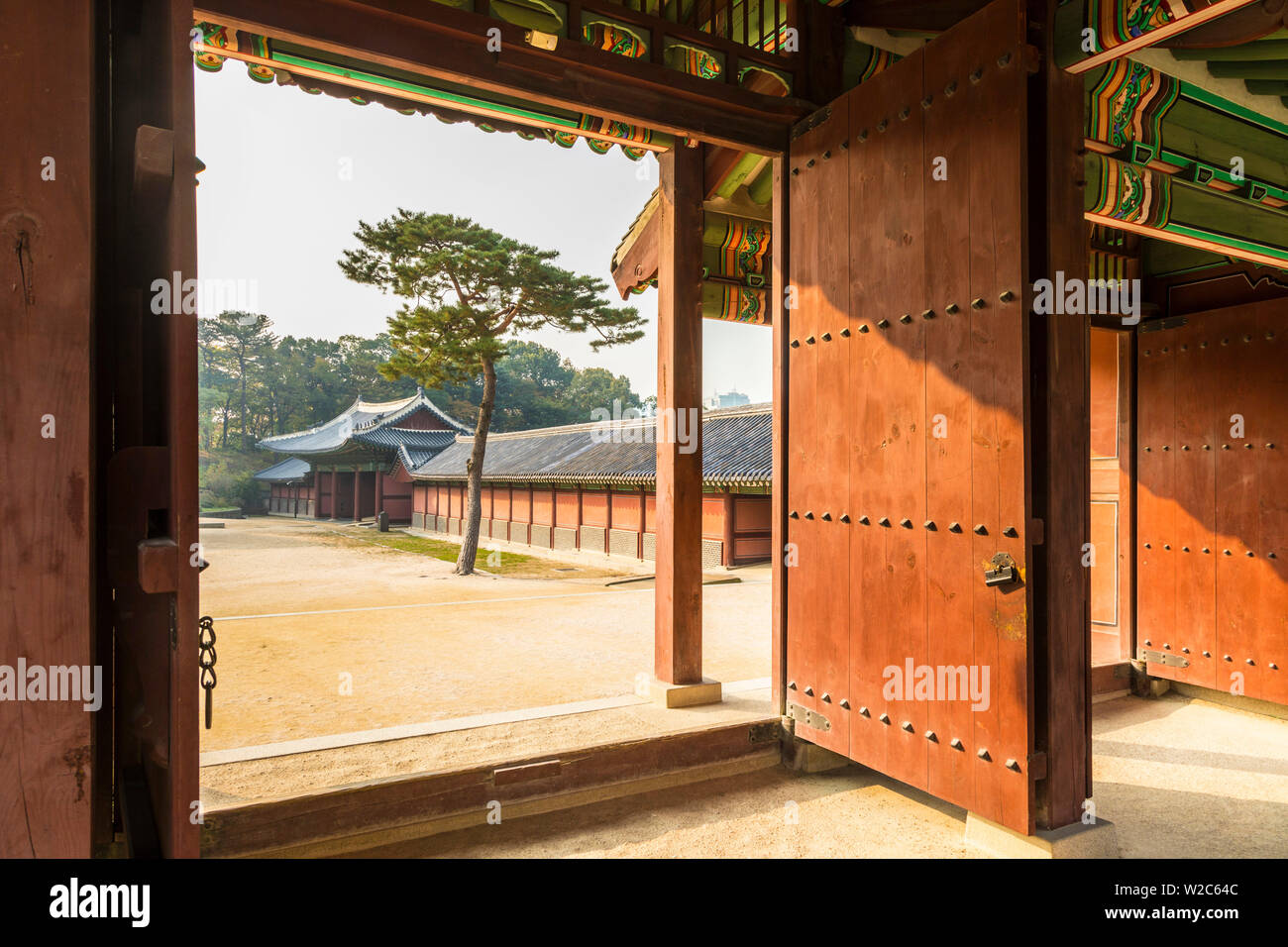 Palazzo di Changdeokgung, Seoul, Corea del Sud Foto Stock