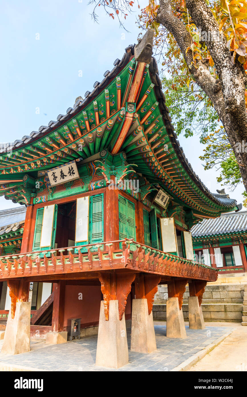 Palazzo di Changdeokgung, Seoul, Corea del Sud Foto Stock