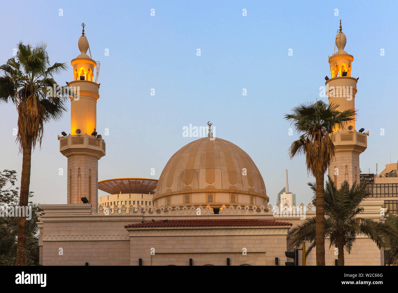 Il Kuwait Kuwait City, al moschea Shamian Foto Stock