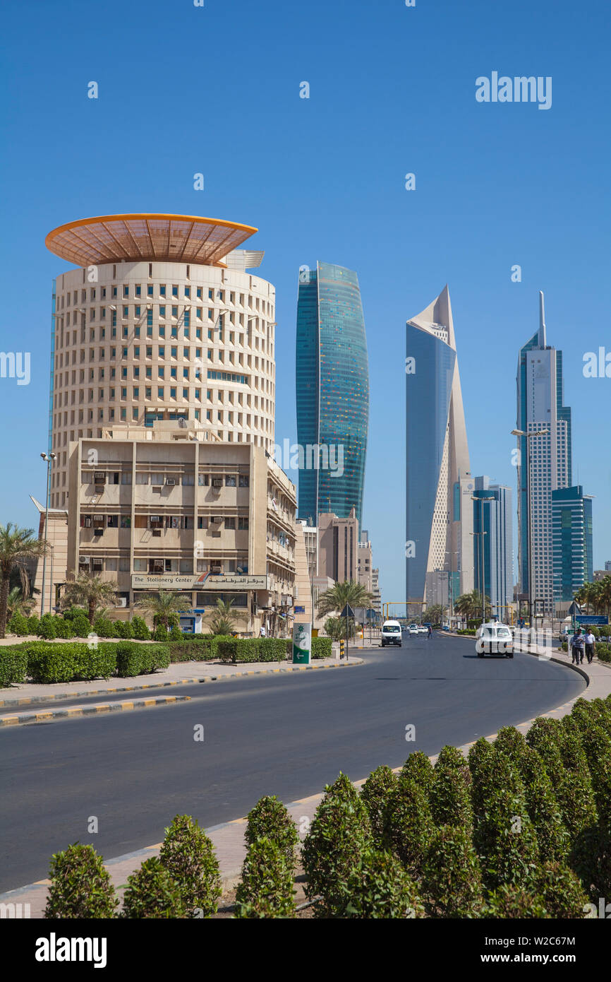Il Kuwait Kuwait City, centro città Foto Stock
