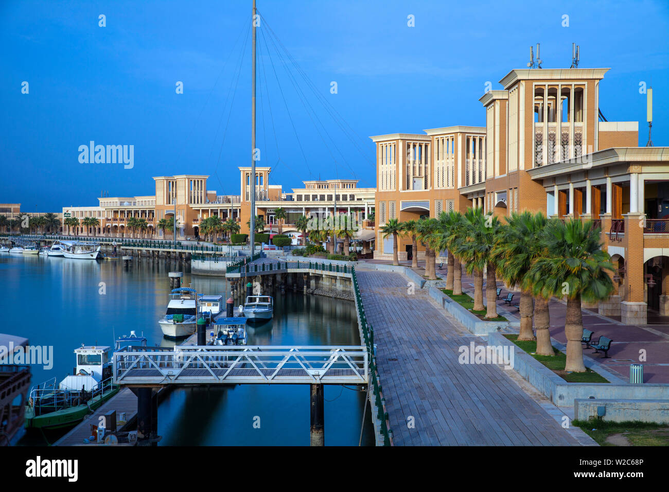 Il Kuwait Kuwait City, Souk Shark Shopping Centre e Marina Foto Stock