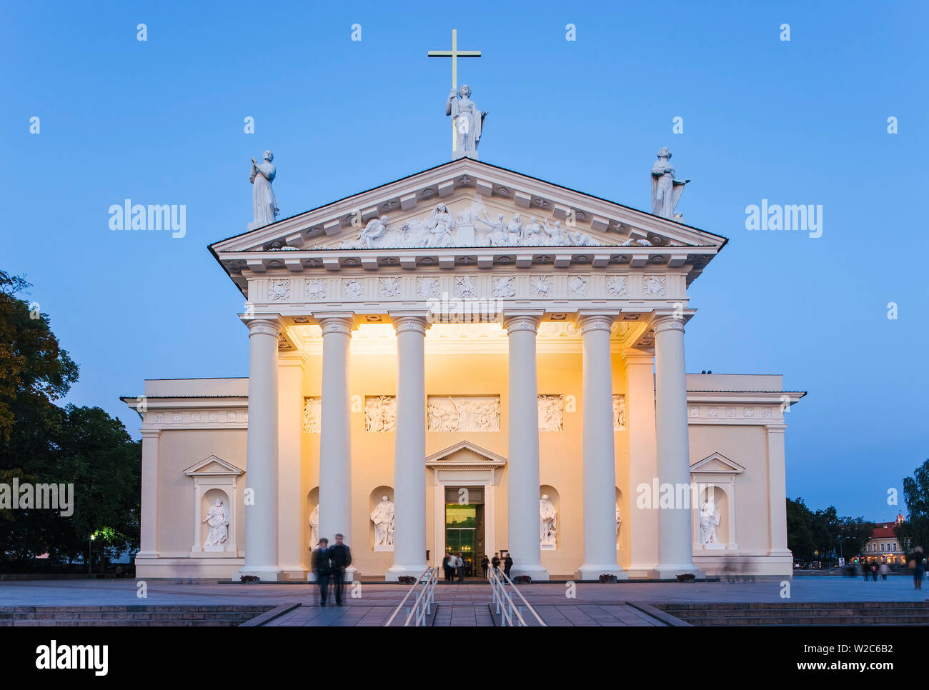 Stati baltici Lituania, Vilnius, Cattedrale Foto Stock