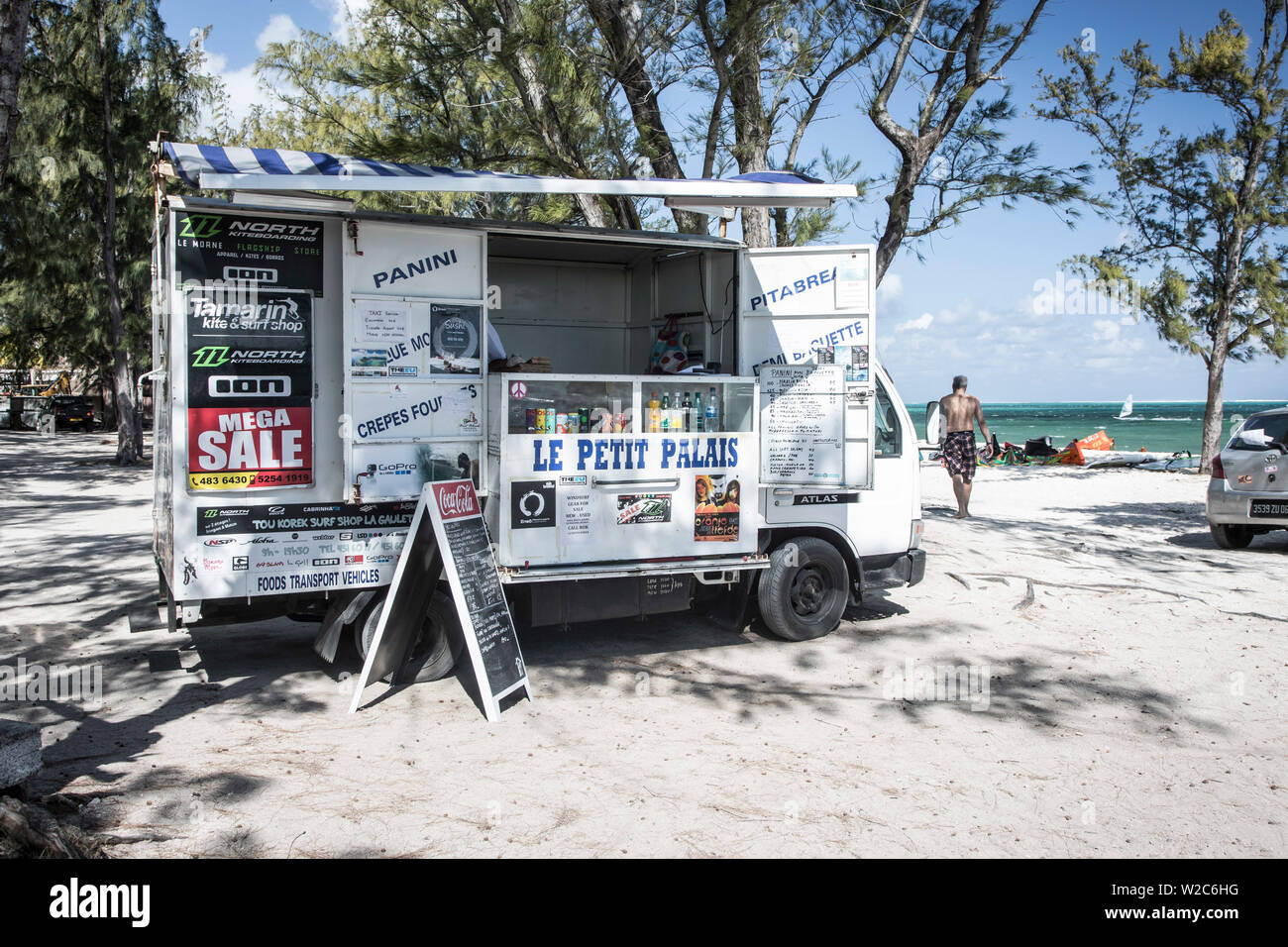 Le Morne Brabant Penisola, Black River (Riviere Noire), costa Ovest, Maurizio Foto Stock