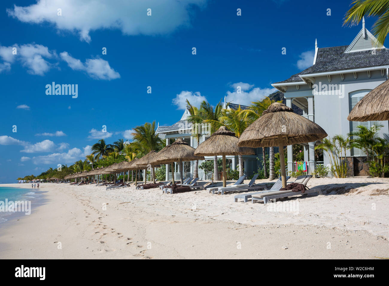 Regis resort, Le Morne Brabant Penisola, Black River (Riviere Noire), costa Ovest, Maurizio Foto Stock