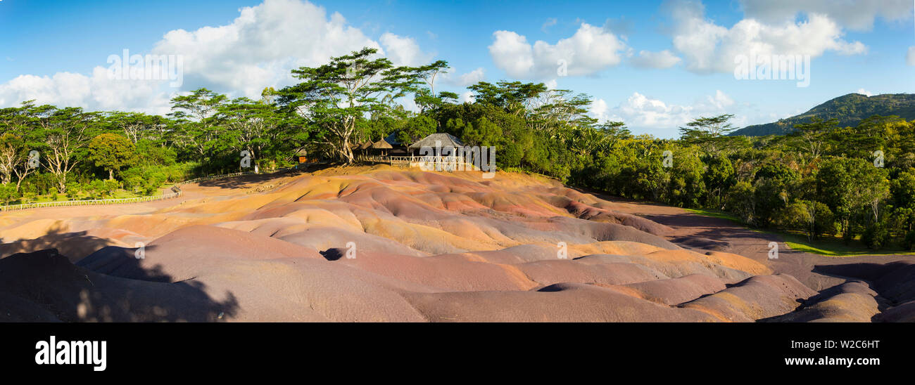 Sette terre colorate, Chamarel, Black River (Riviere Noire), Maurizio Foto Stock
