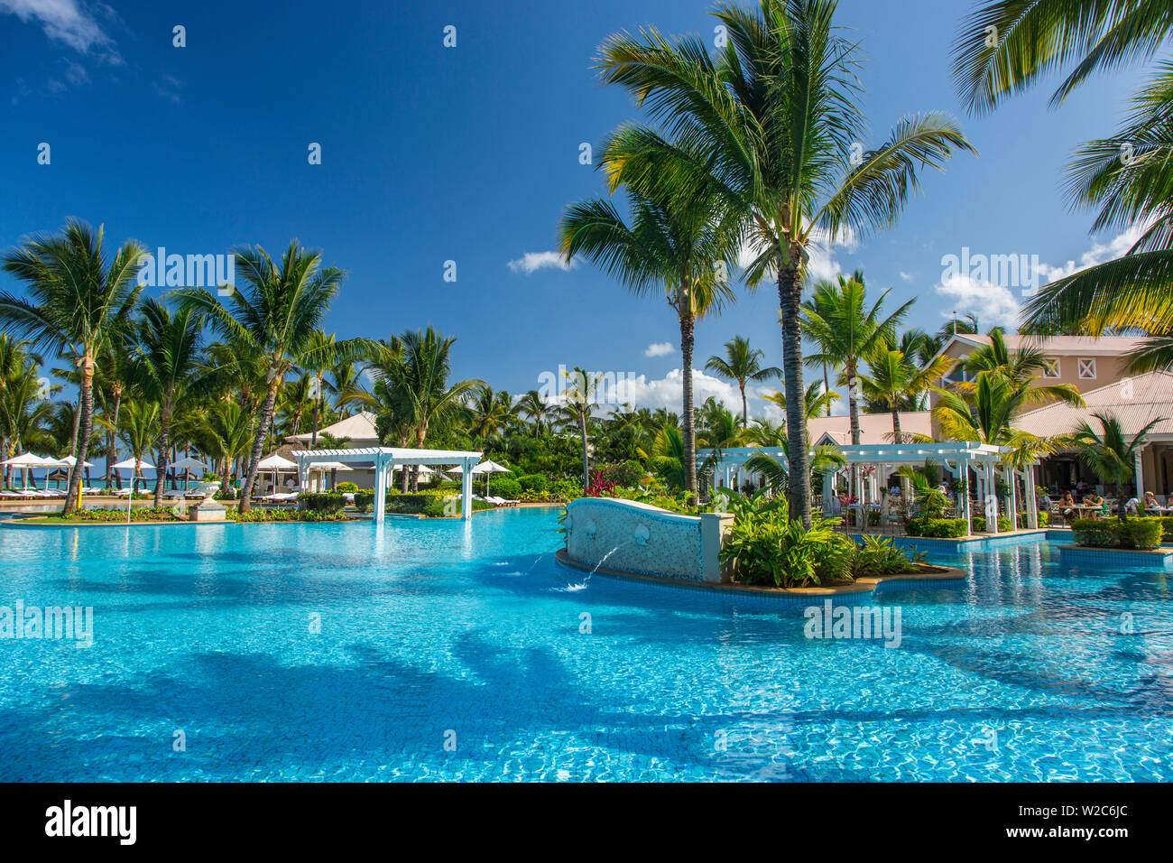 Sugar Beach Resort, Flic-en-Flac, RiviÃ¨re Noire (fiume nero), costa Ovest, Maurizio Foto Stock