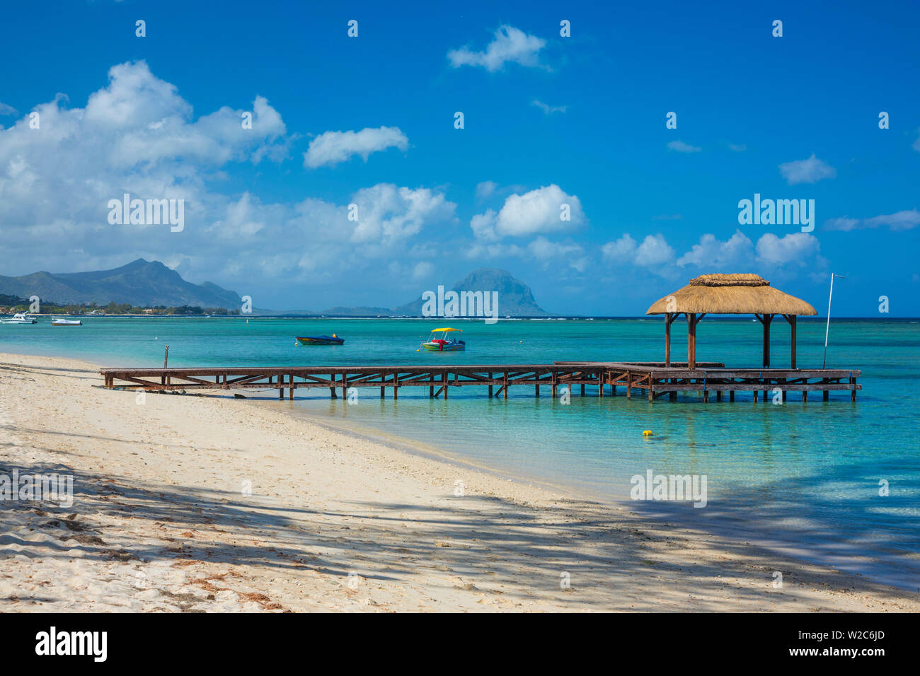 Flic-en-Flac, RiviÃ¨re Noire (fiume nero), costa Ovest, Maurizio Foto Stock