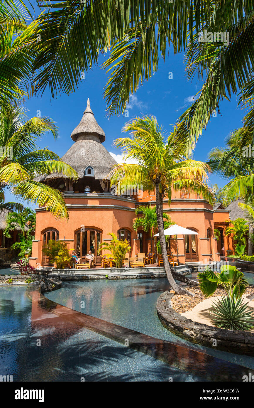 Beachcomber Dinarobin Hotel, Le Morne Brabant Penisola, Black River (Riviere Noire), costa Ovest, Maurizio Foto Stock
