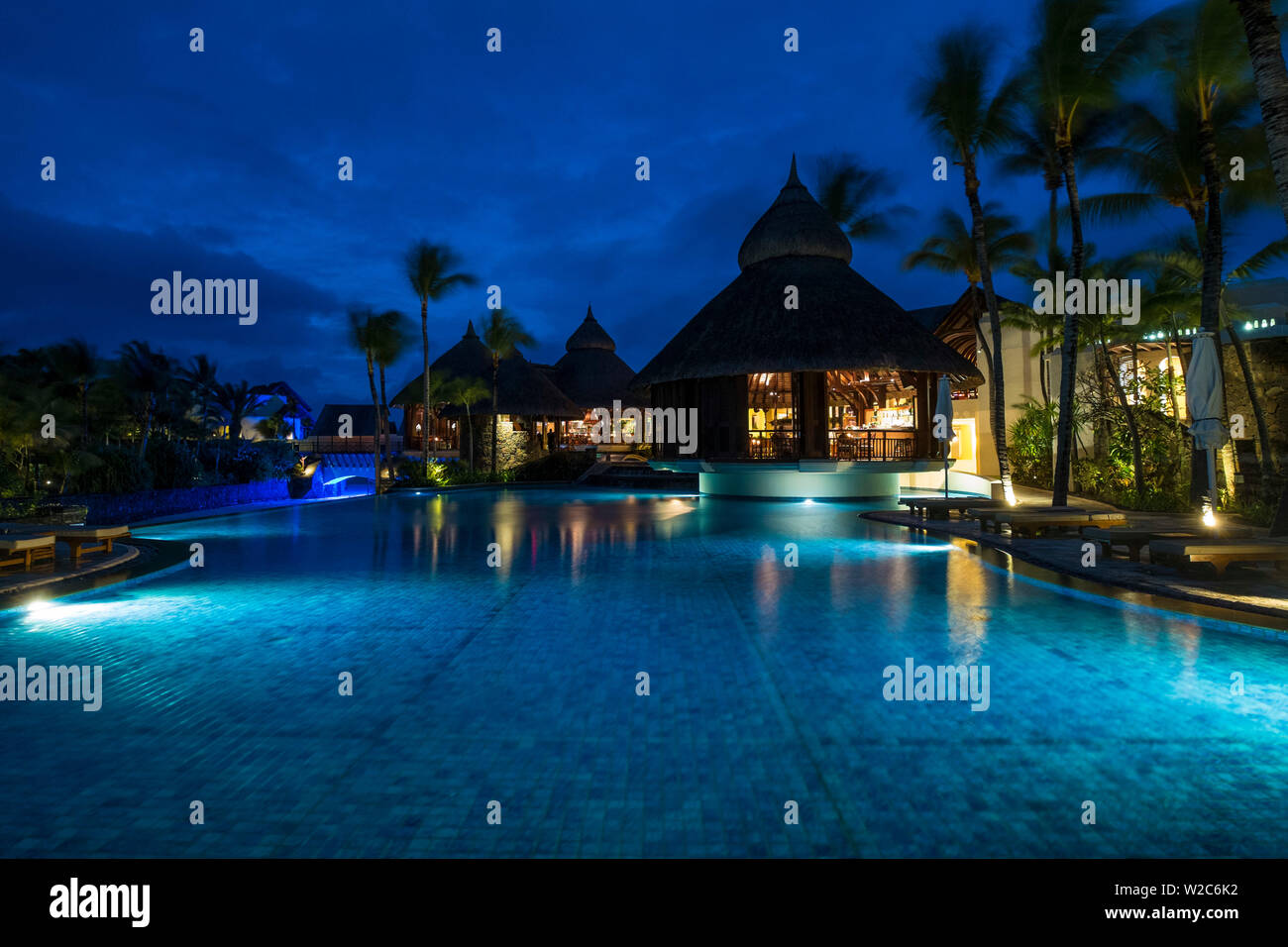 Le Touessrok Hotel Trou d'Eau Douce, Flacq, East Coast, Mauritius Foto Stock