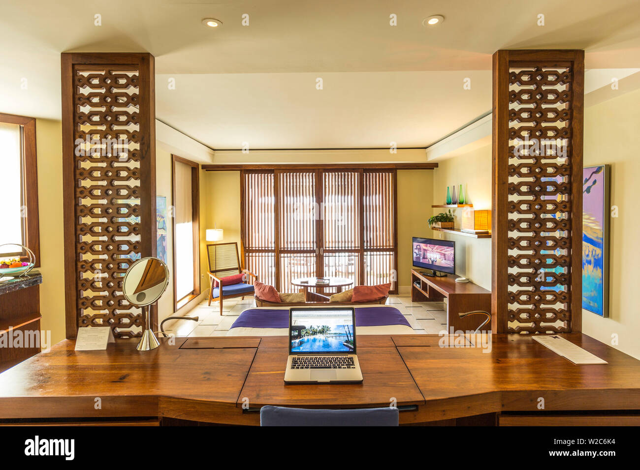 Le Touessrok Hotel Trou d'Eau Douce, Flacq, East Coast, Mauritius Foto Stock