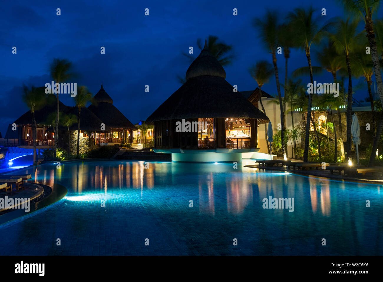Le Touessrok Hotel Trou d'Eau Douce, Flacq, East Coast, Mauritius Foto Stock