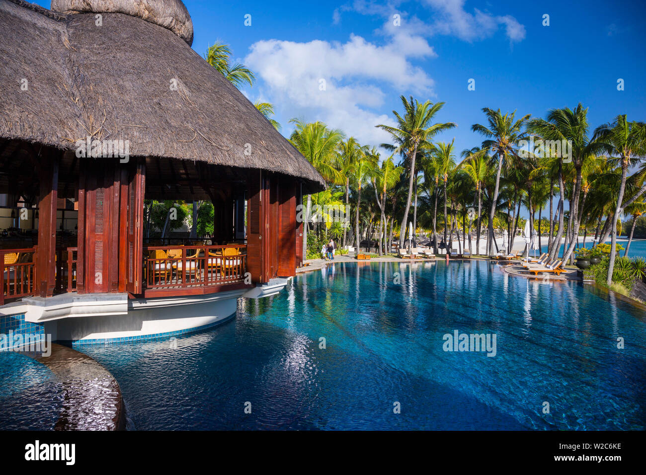 Le Touessrok Hotel Trou d'Eau Douce, Flacq, East Coast, Mauritius Foto Stock