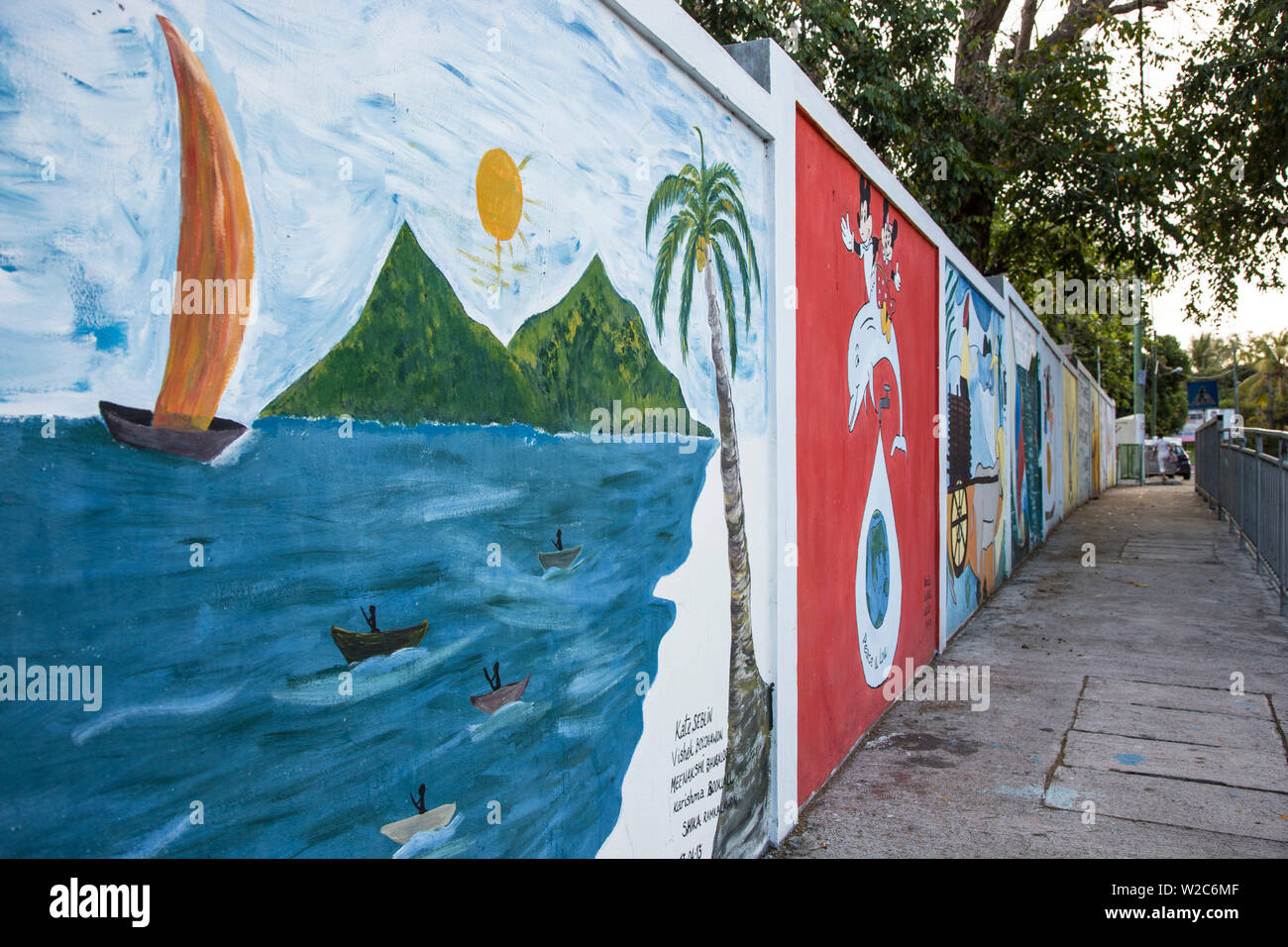 Trou d'Eau Douce, Flacq, East Coast, Mauritius Foto Stock