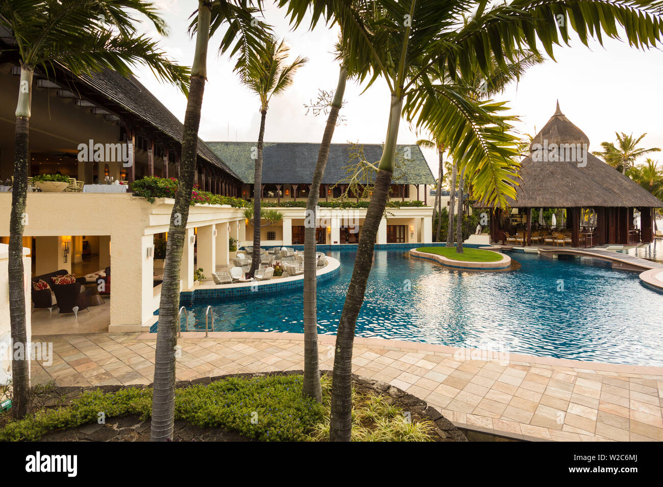 Le Touessrok Hotel Trou d'Eau Douce, Flacq, East Coast, Mauritius Foto Stock