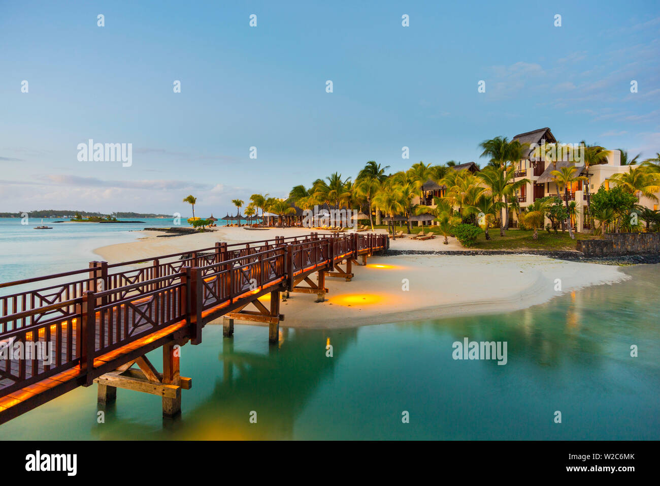 Le Touessrok Hotel Trou d'Eau Douce, Flacq, East Coast, Mauritius Foto Stock