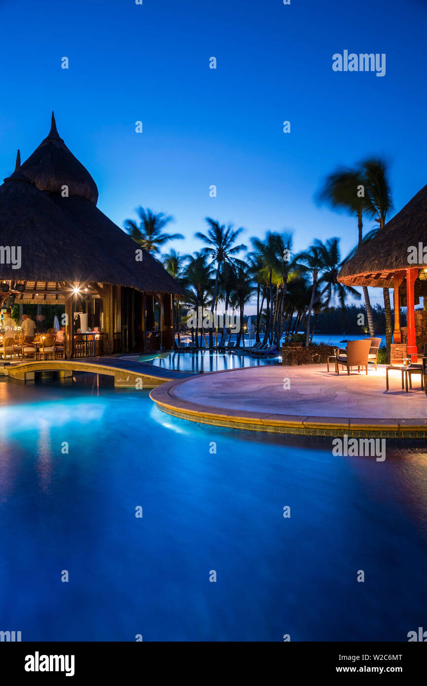 Le Touessrok Hotel Trou d'Eau Douce, Flacq, East Coast, Mauritius Foto Stock