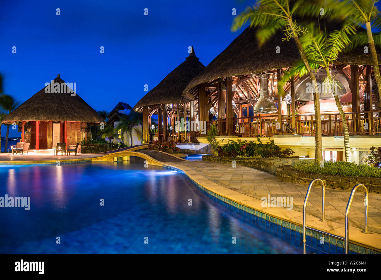Le Touessrok Hotel Trou d'Eau Douce, Flacq, East Coast, Mauritius Foto Stock