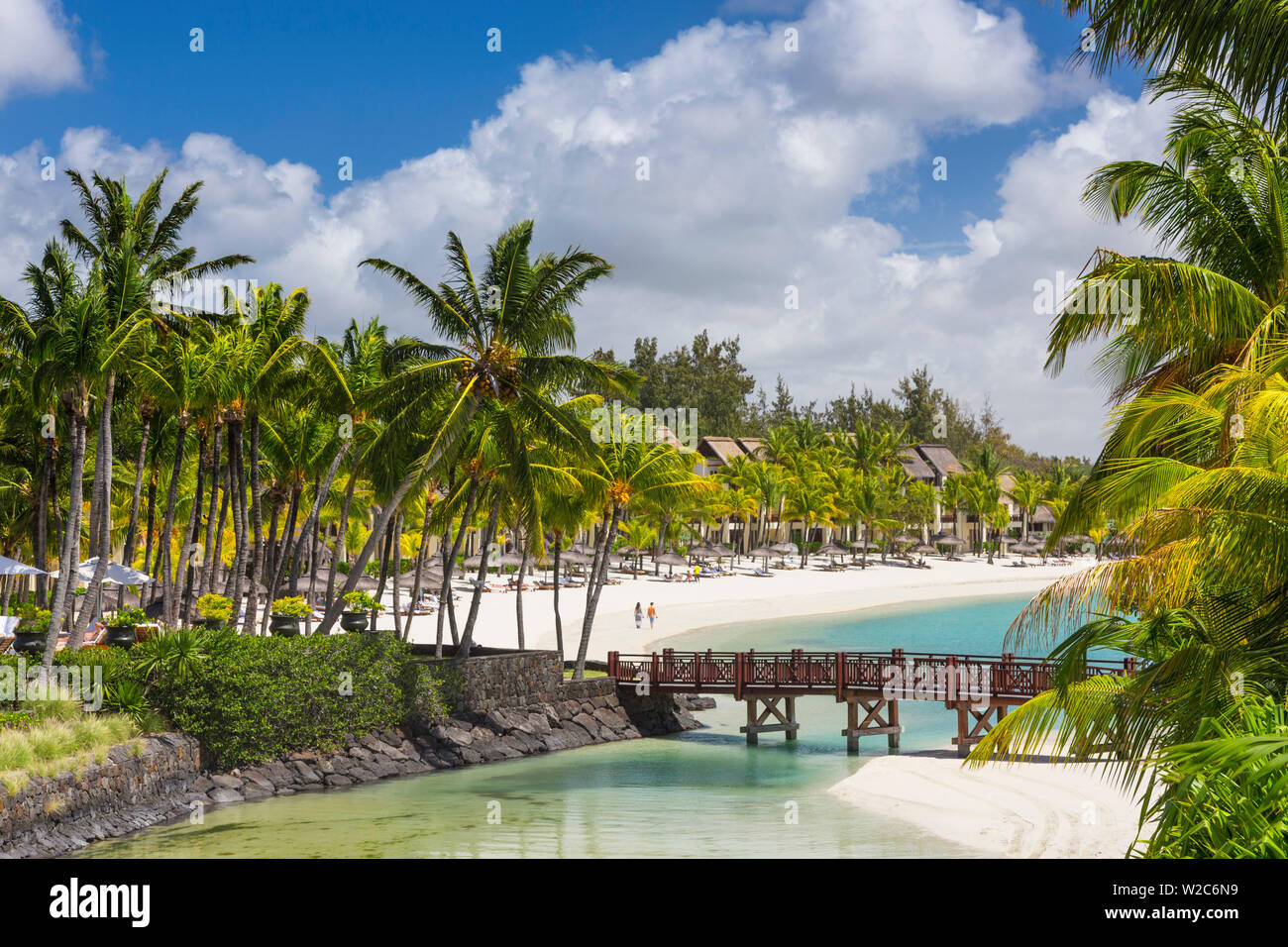 Le Touessrok Hotel Trou d'Eau Douce, Flacq, East Coast, Mauritius Foto Stock