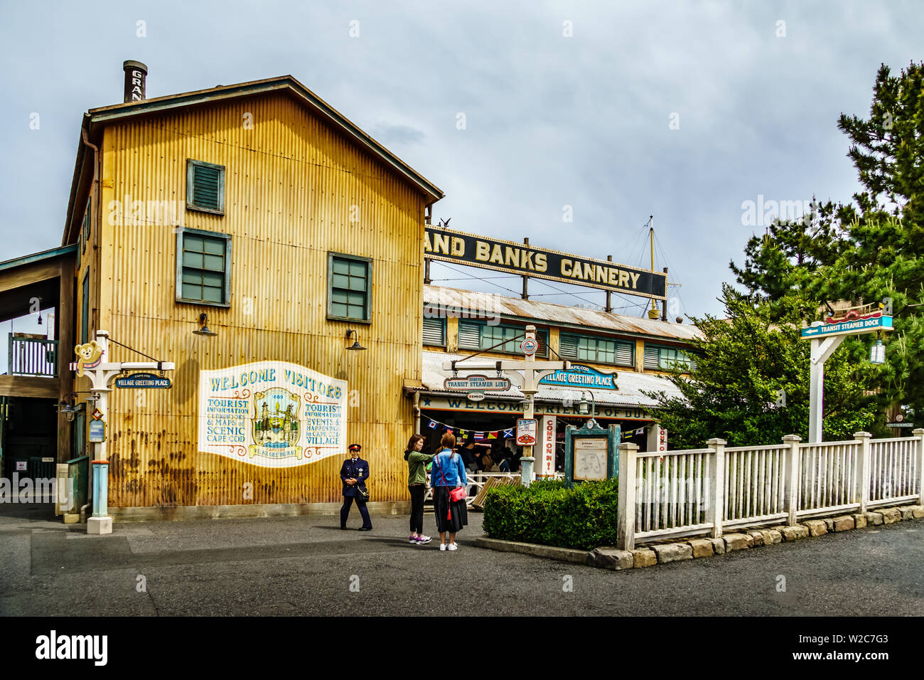 Tokyo, Giappone - 9 Maggio 2019: Tokyo Disney Sea è una fantasia theme park a Tokyo Disney Resort. Ispirato dai miti e leggende del mare. Foto Stock