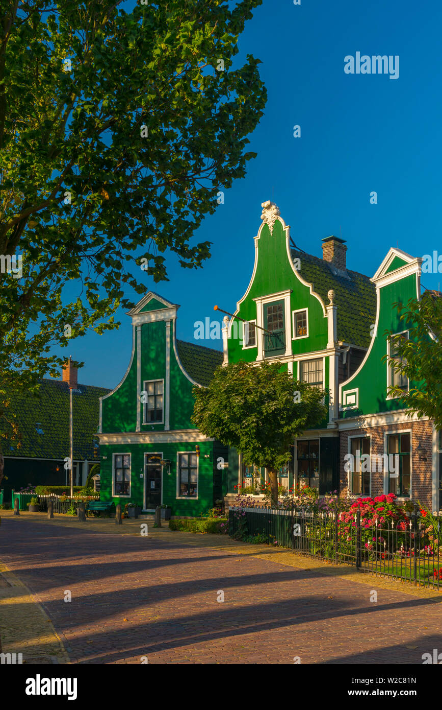 Paesi Bassi, North Holland, Zaandam, Zaanse Schans, parte del percorso europeo del patrimonio industriale Foto Stock