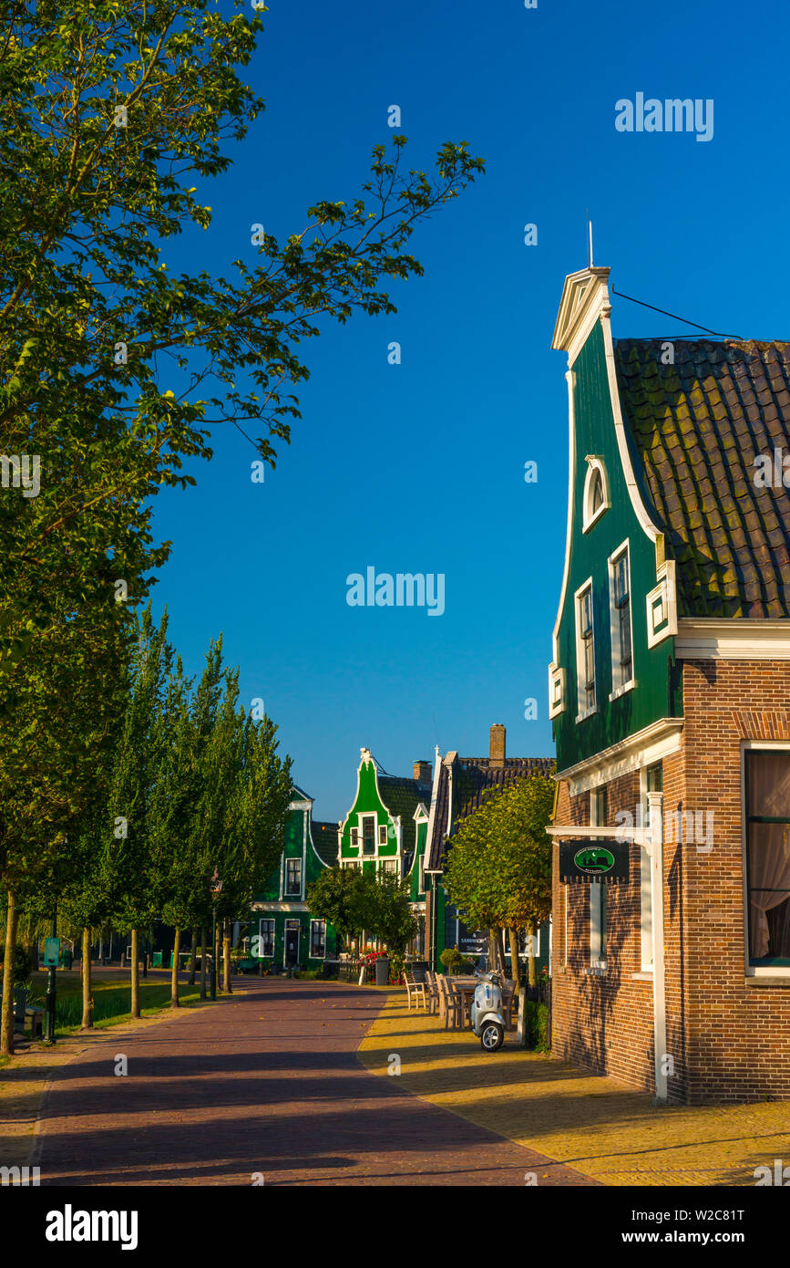 Paesi Bassi, North Holland, Zaandam, Zaanse Schans, parte del percorso europeo del patrimonio industriale Foto Stock