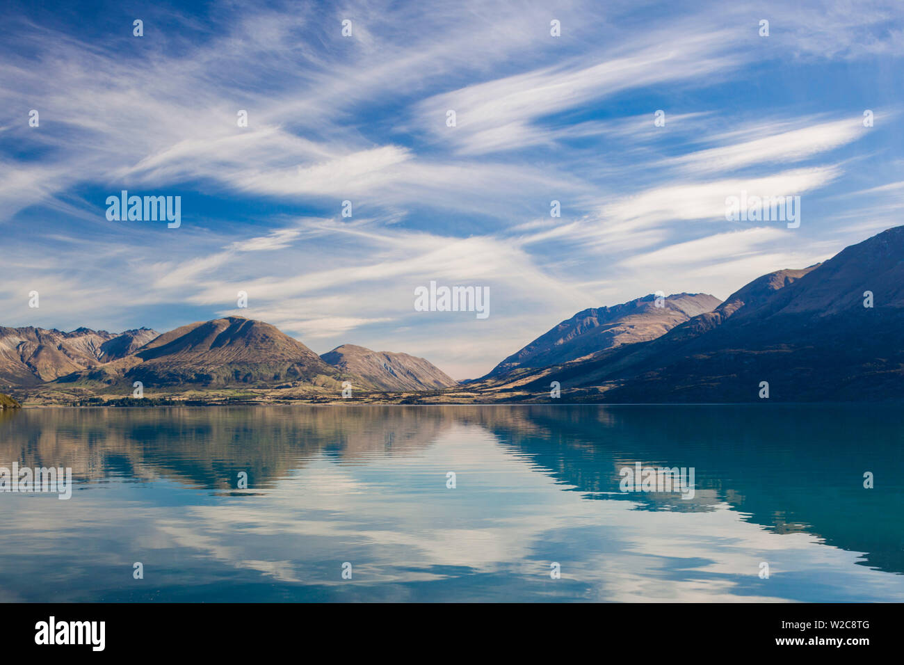 Nuova Zelanda, Isola del Sud, Otago, Glenorchy, sul lago Wakatipu, paesaggio Foto Stock