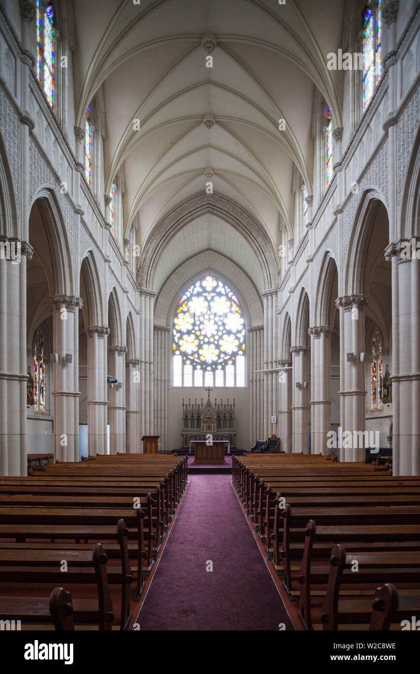 Nuova Zelanda, Isola del Sud, Otago, Dunedin, San Giuseppe cattedrale, interno Foto Stock