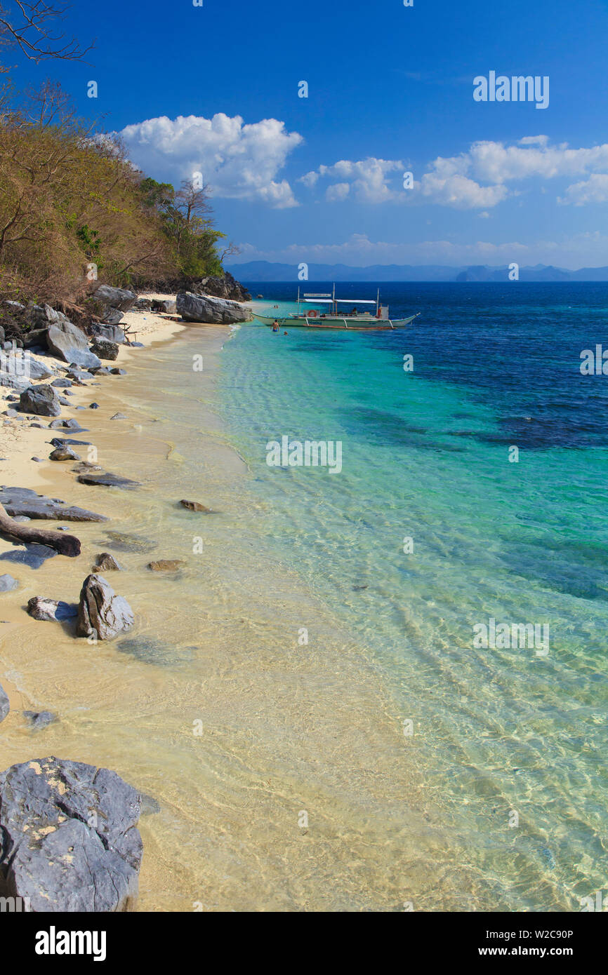 Filippine, Palawan El Nido, Isola di Shimizu Foto Stock