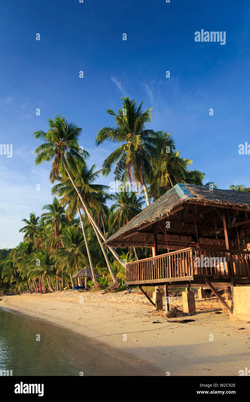 Filippine, Palawan Port Barton, Albaguen Isola Foto Stock