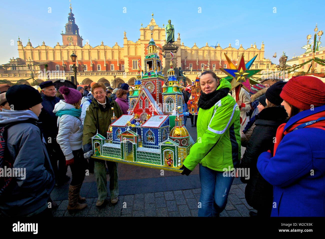 Tradizionale presepe natalizio Festival, Cracovia, in Polonia, in Europa Foto Stock