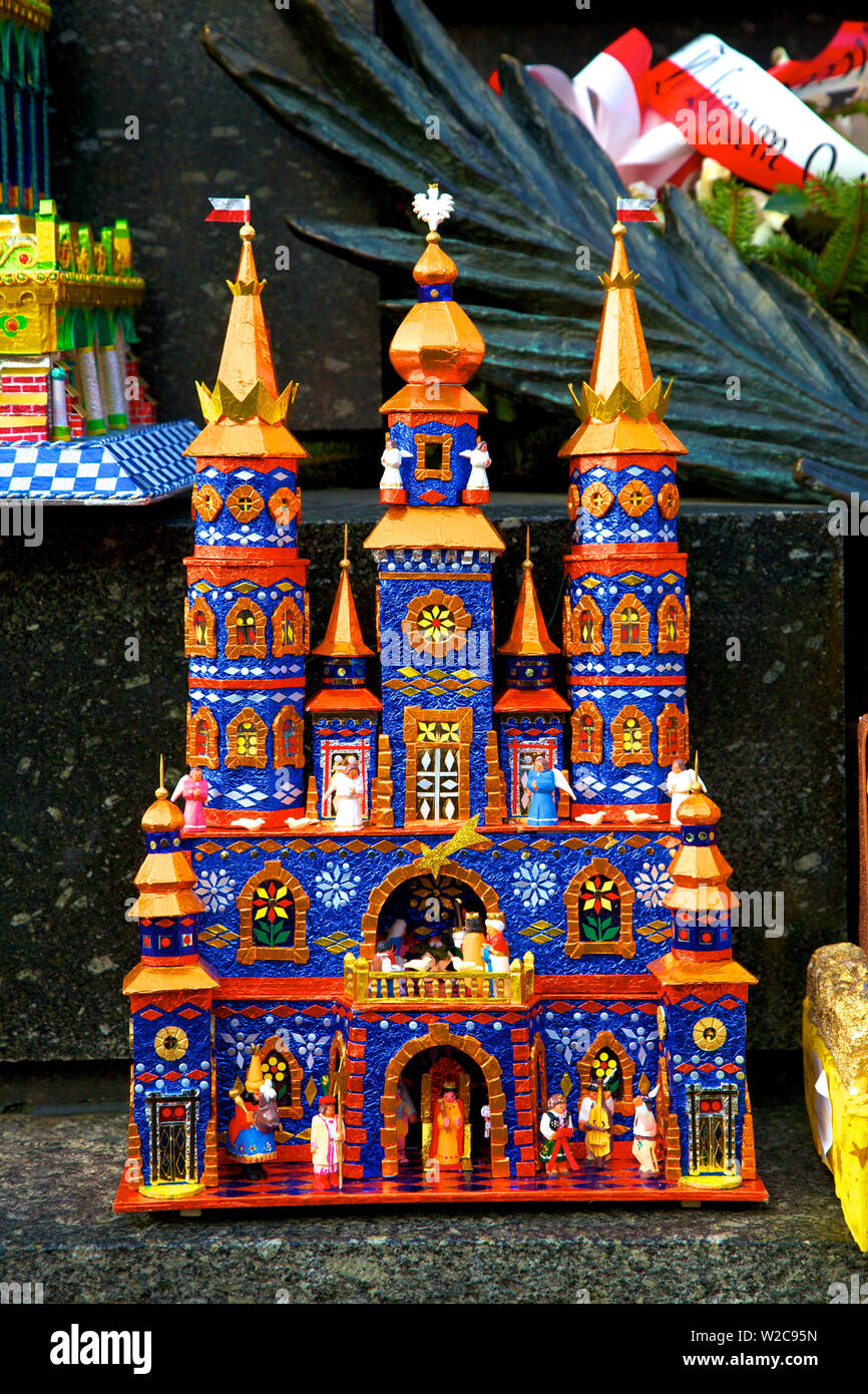 Tradizionale presepe natalizio Festival, Cracovia, in Polonia, in Europa Foto Stock