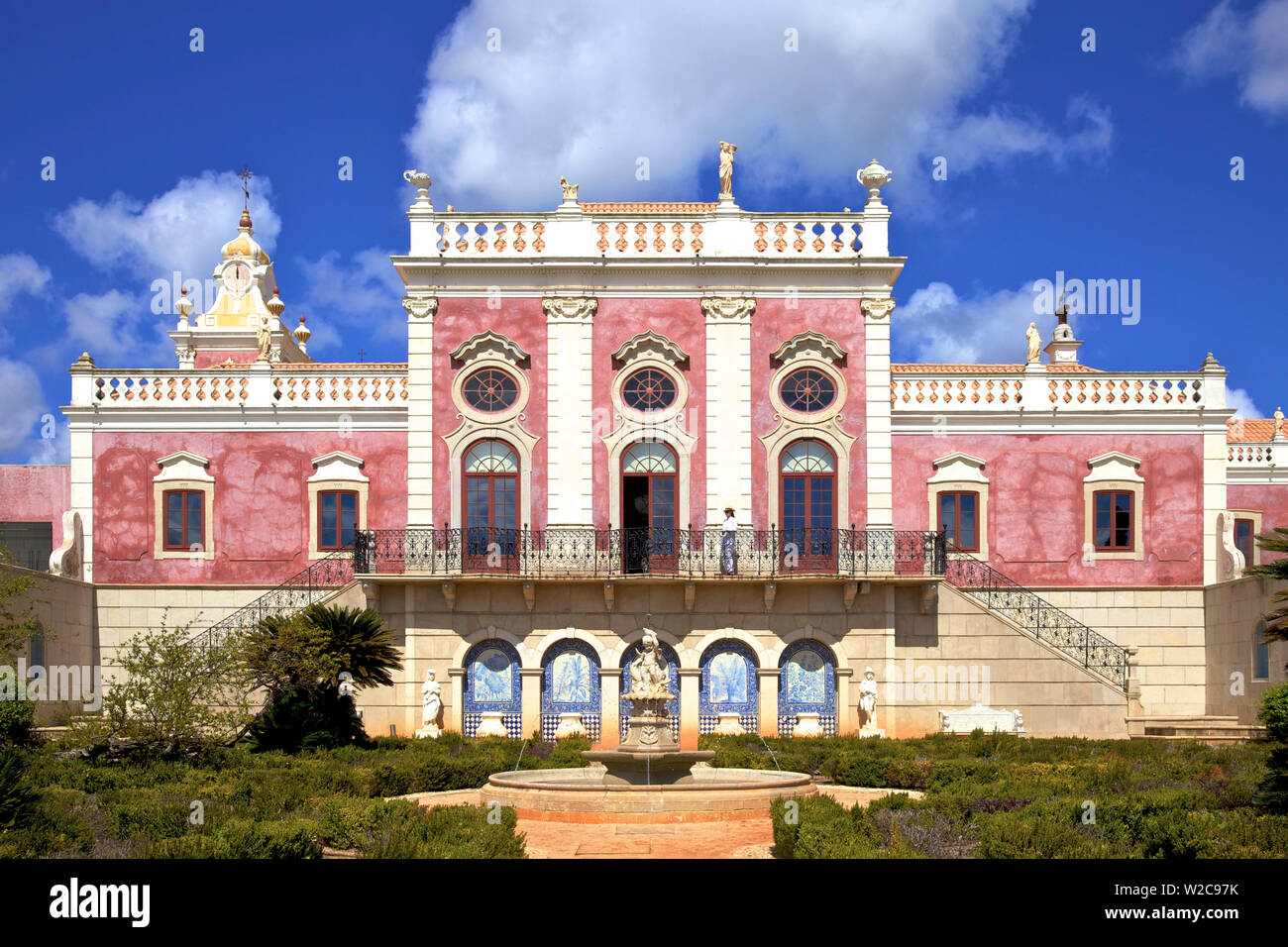 Palazzo di Estoi, Estoi, Algarve Orientale, Algarve, Portogallo, Europa Foto Stock