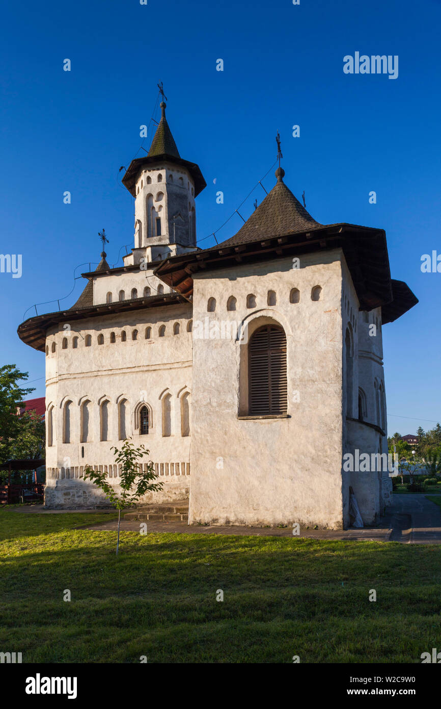 La Romania, regione di Bucovina Suceava, Domnitelor Chiesa Ortodossa, xvii secolo Foto Stock
