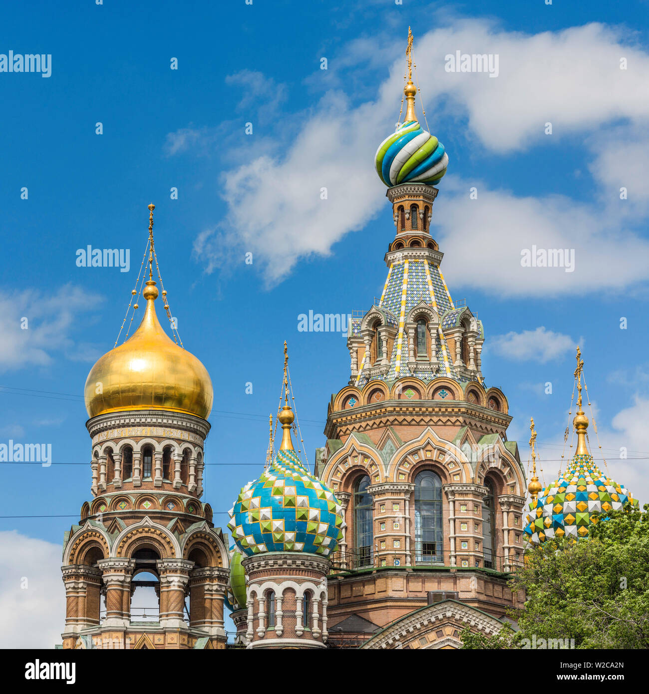 Chiesa del Salvatore sul sangue, San Pietroburgo, Russia Foto Stock